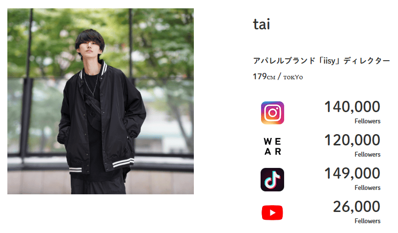 その他注目の男性インフルエンサーの画像2